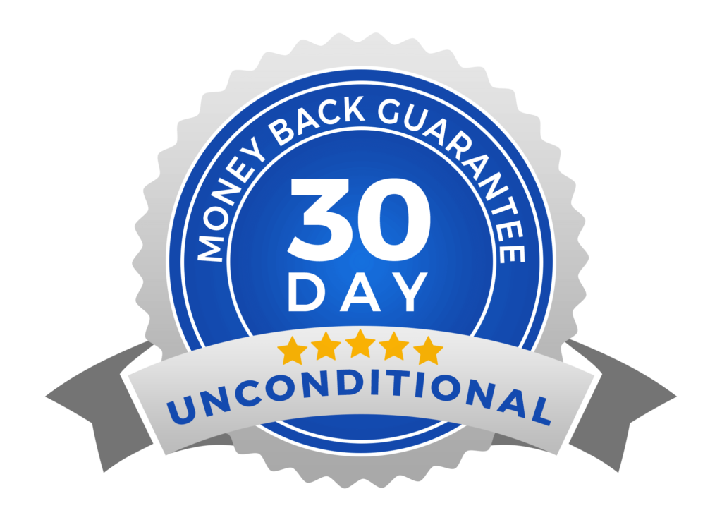 30 Days Unconditional Money Back Guarantee on Plus Software Solutions